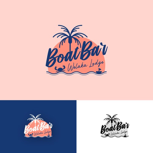 Diner design with the title 'BoatBar'