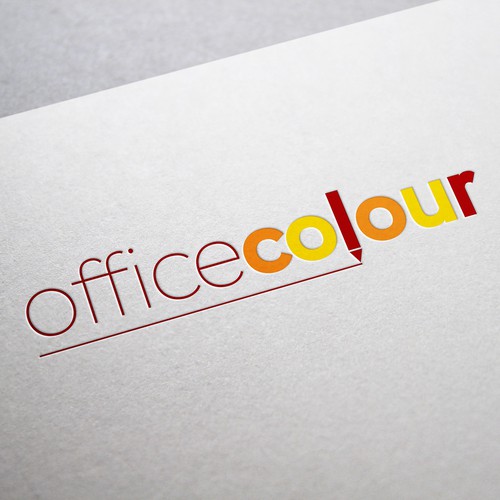 Office logo with the title 'Concept logo for company office supplies selling '
