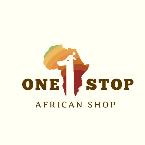 African brand with the title 'Logo for ONE STOP'