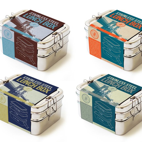 Contrast design with the title 'Lunchbox Design'