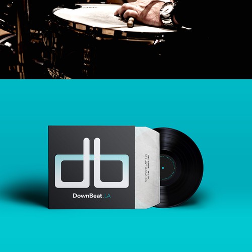 Drummer logo with the title 'Professional Music Agency'