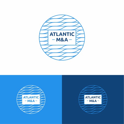 Atlantic design with the title 'Atlantic M&A Web Logo'