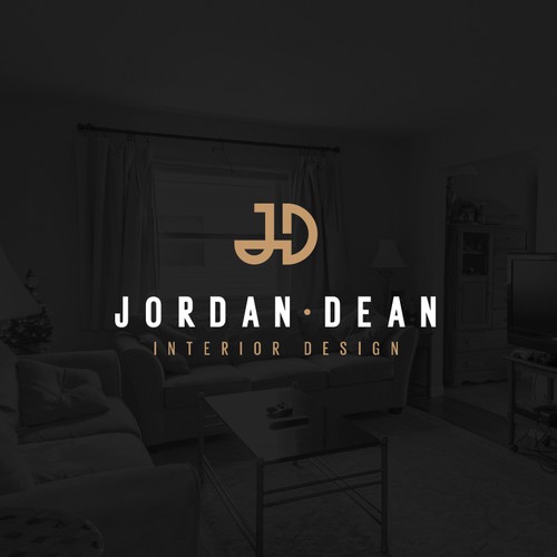 Professional logo with the title 'Jordan Dean Logo Design'