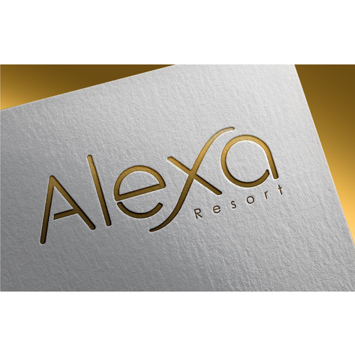 Fluid design with the title 'Logo concept for luxury women fashion'
