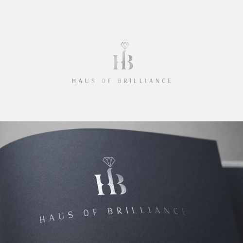 Jewelry logo with the title 'House of brilliance'