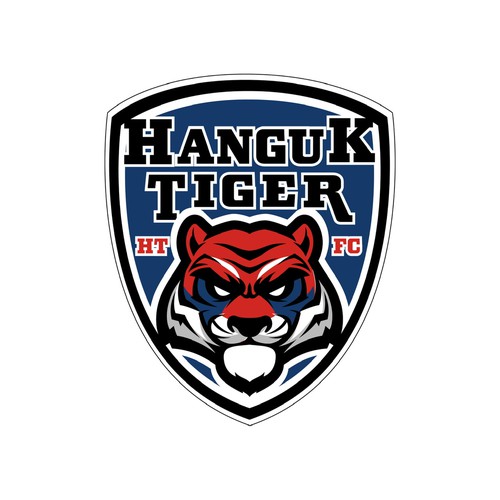 Korea logo with the title 'Soccer team badge'