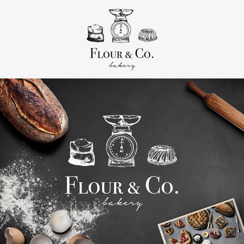 Caramel logo with the title 'B A K E R Y '