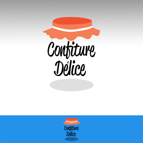 Header design with the title 'Confiture Delicensing Jam Jar Logo '