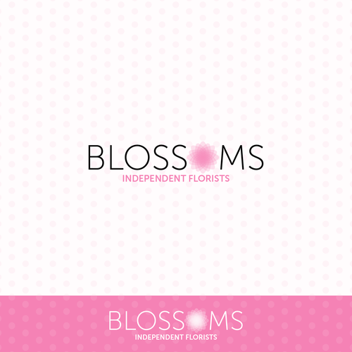 Transparency logo with the title 'Logo concept for an independent florist'