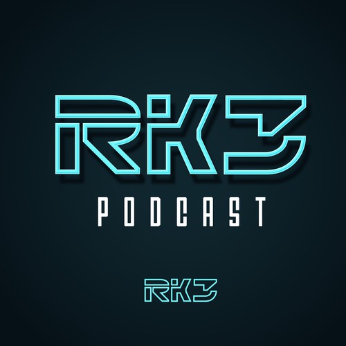 House music design with the title 'RK3 PODCAST'