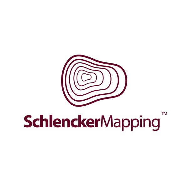 Map logo with the title 'Schlencker Mapping'