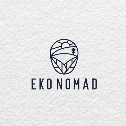Eco design with the title 'Thick line art for EKO NOMAD'