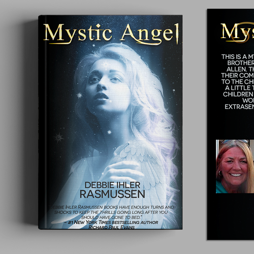 Angel book cover with the title 'Book Cover Design'