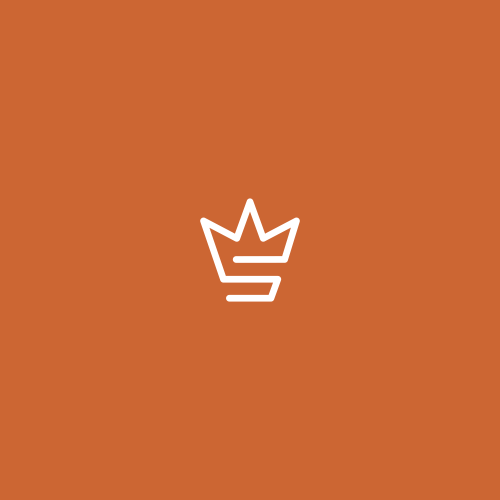 Icon logo with the title 's + crown monoline'