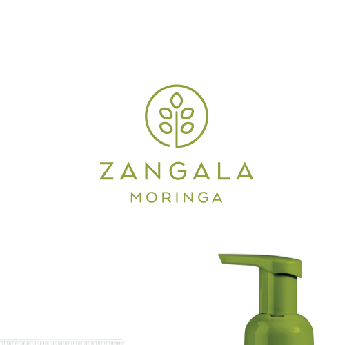 Anti aging logo with the title 'logo design for zangala moringa'