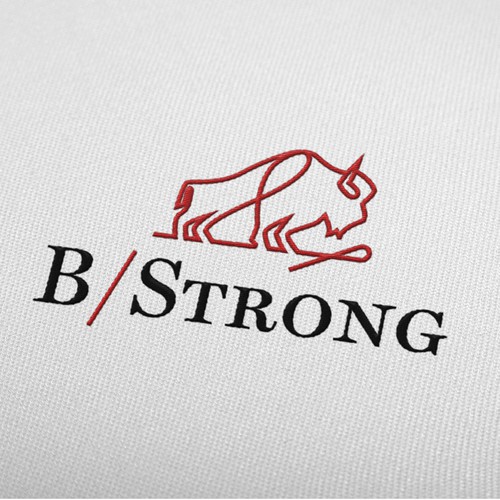 Textile design with the title 'Textile company logo'