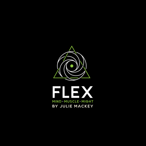 Strength design with the title 'Logo Flex'