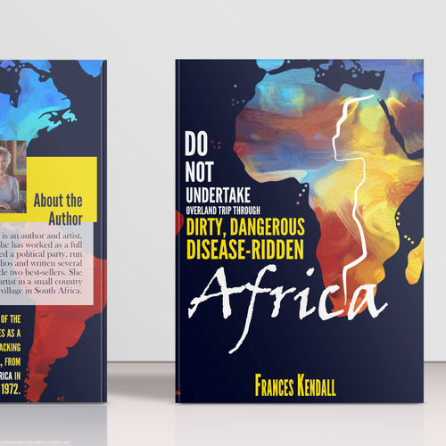 Attractive book cover with the title 'Book Cover Design Entry'