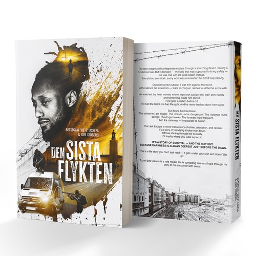 Prison design with the title 'Den Sista Flykten (The Last Escape)'