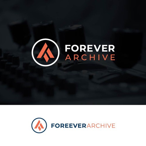 Music production logo with the title 'Forever Archive'