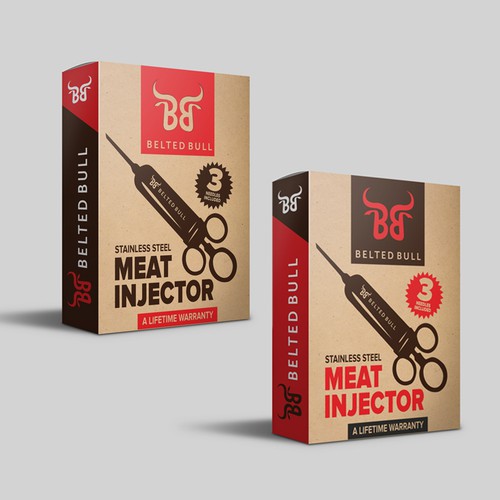 Cardboard design with the title 'Bold product box'