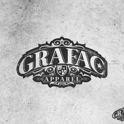 Apparel logo with the title 'Grafac Apparel'
