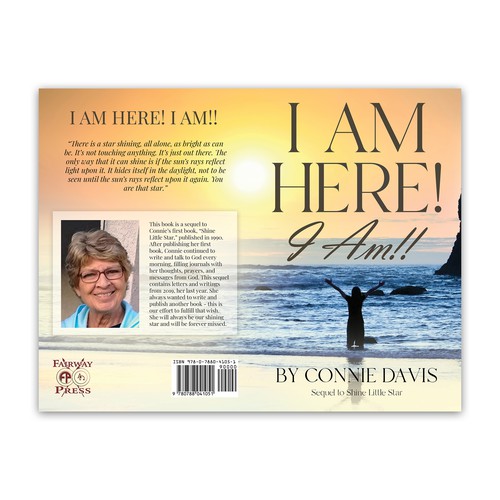 Motivational book cover with the title 'Book cover design for a motivational book'