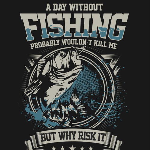 Funny Fishing Quote T-shirt Design Vector Download