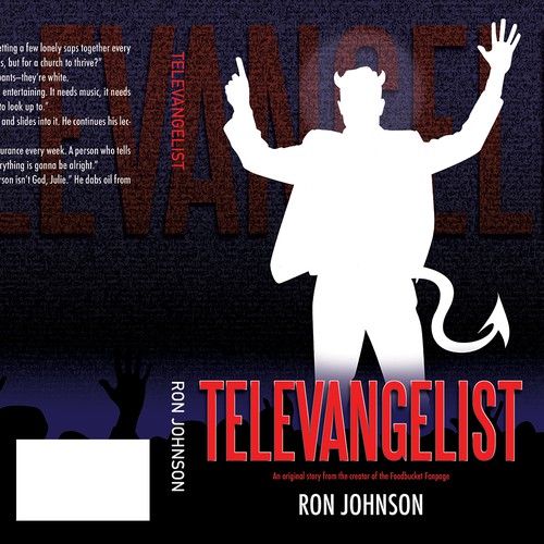 Church book cover with the title 'Televangelist Book Cover'