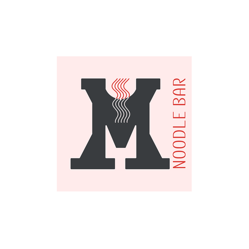 Bar brand with the title 'Noodle Bar Logo'