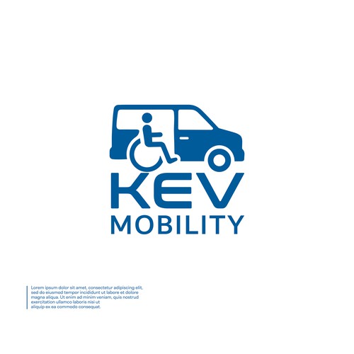 Handicap logo with the title 'Handicap wheelchair logo for specialty vehicle sales'