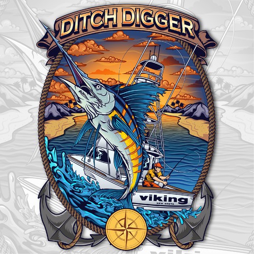 Community artwork with the title 'DITCH DIGGER'