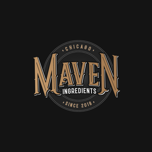 Spice logo with the title 'Logo design for Maven Fine Ingredients'