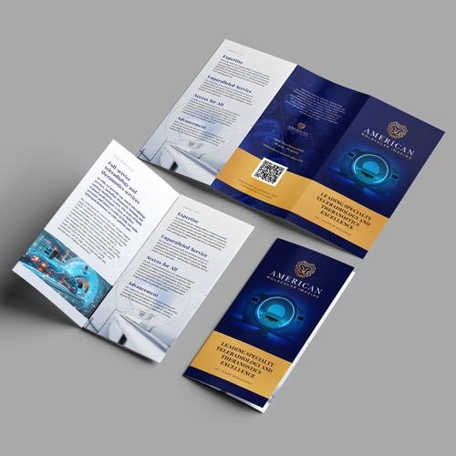 A4 design with the title 'Design brochure '