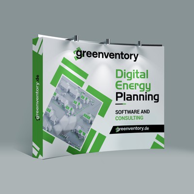 Design promotional banner for an energy fair