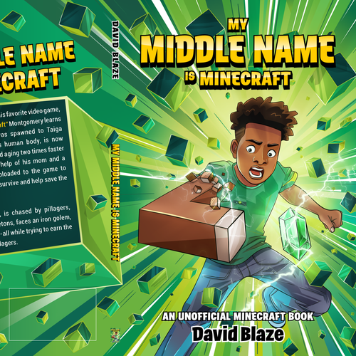 Education book cover with the title 'My Middle Name is Minecraft'