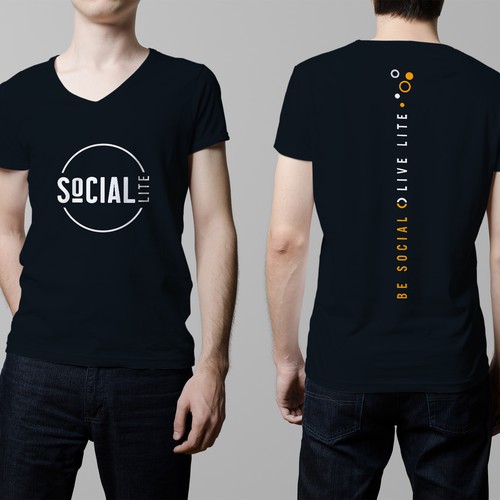 Black t shirt layout sale