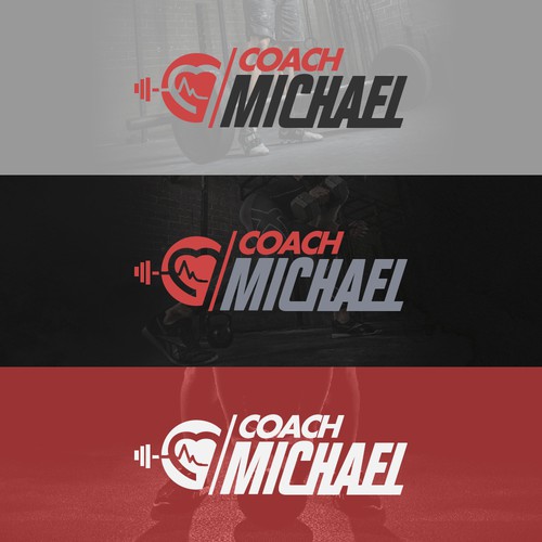 Personal trainer design with the title 'Coach Michael'