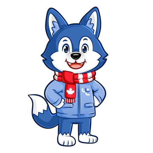 Husky design with the title 'Mascot finalist'