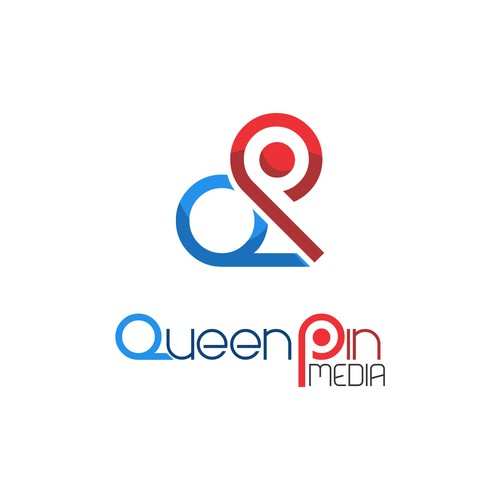 Media brand with the title 'QueenPin Media Logo'