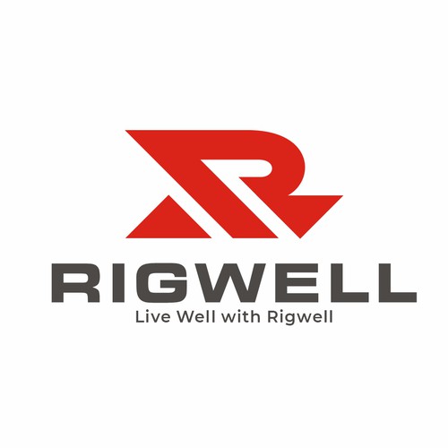 Fitness logo with the title 'rigwell'