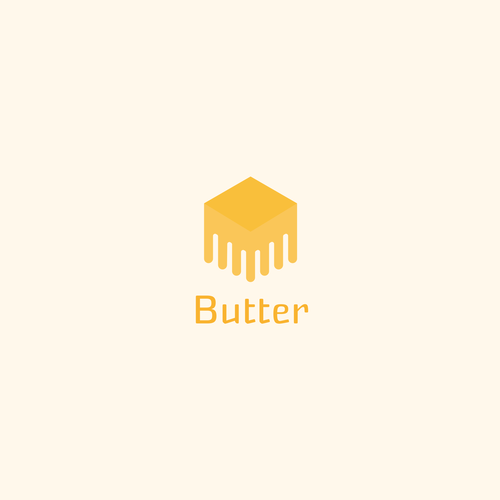 Butter logo with the title 'melting butter'
