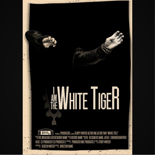 Legend design with the title 'Poster for a documentary film about an action cinema legend'