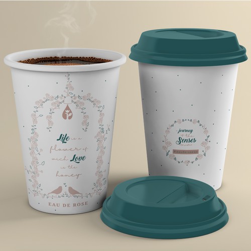 Flower packaging with the title 'Packaging'