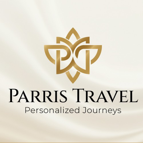 Paris logo with the title 'Parris Travel'