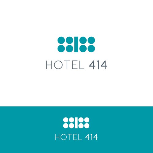 Hospitality design with the title 'Winning logo designed for a former Knights Inn hotel in Los Angeles, near Disneyland. [August 2016]'