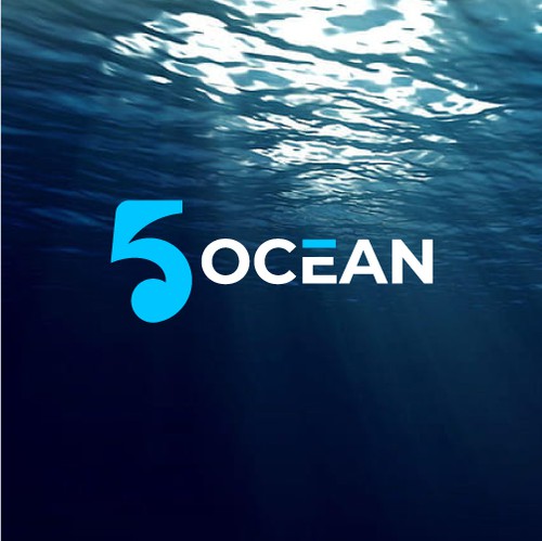 Environmental brand with the title '5 Oceans'