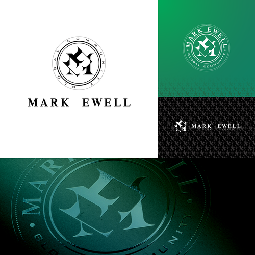 Number 3 logo with the title 'ME + 3 monogram logo for a global seller'