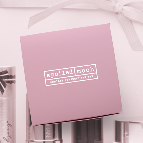 Pink logo with the title 'spoiled logo '