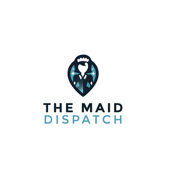 Maid logo with the title 'Maid service '